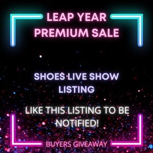 SHOE LIVE SHOW LISTING